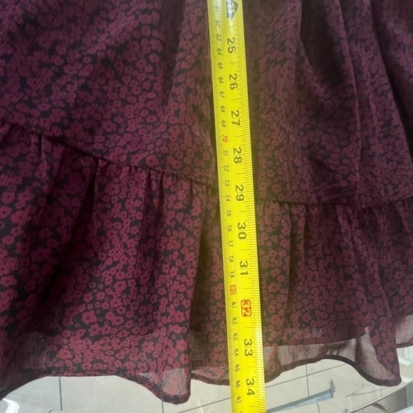 Madewell Pleated Sleeve Retro Mini dress balloon sleeves, V-neckline size M - Picture 13 of 16